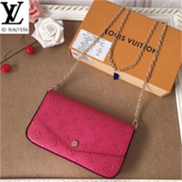 men clutches m61276 rose red embossed clutch bag brand real leather long chain wallets compact purse designer evening key luxury card holder, Red;black
men clutches m61276 rose red embossed clutch bag brand real leather long chain wallets compact purse designer evening key luxury card holder, Red;black