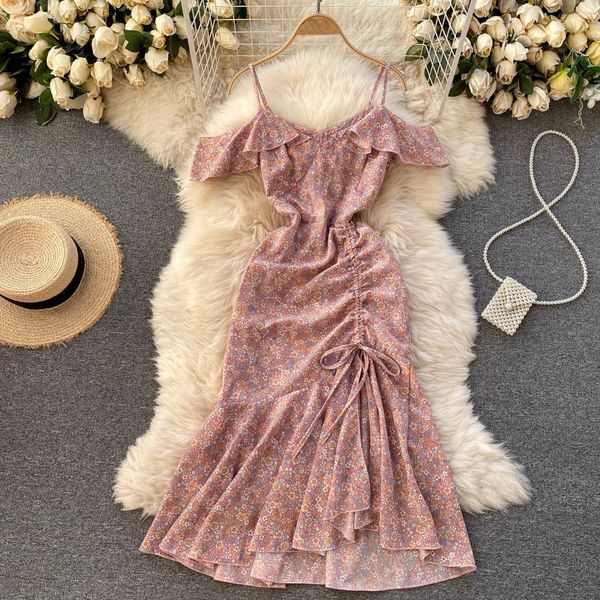 dresses women bohemian floral korean sleeveless ruffles a-line es summer off shoulder drawstring split, Black;gray
dresses women bohemian floral korean sleeveless ruffles a-line es summer off shoulder drawstring split, Black;gray