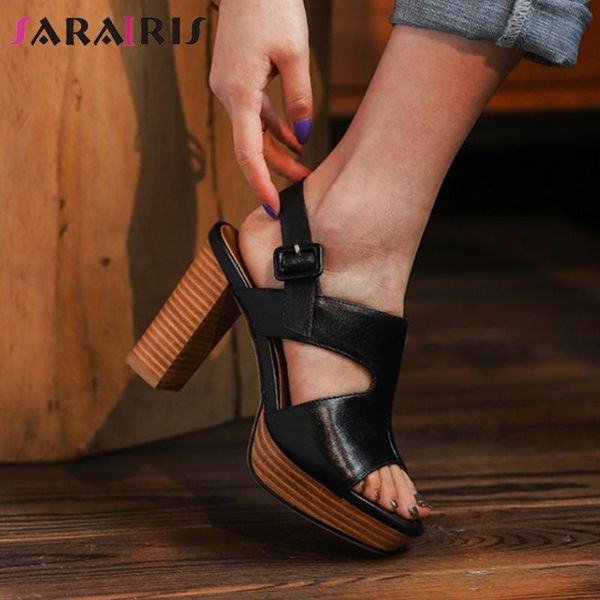dress shoes sarairis luxury classic women sandals summer 2021 platform thick high heels buckle elegant concise womans, Black
dress shoes sarairis luxury classic women sandals summer 2021 platform thick high heels buckle elegant concise womans, Black
