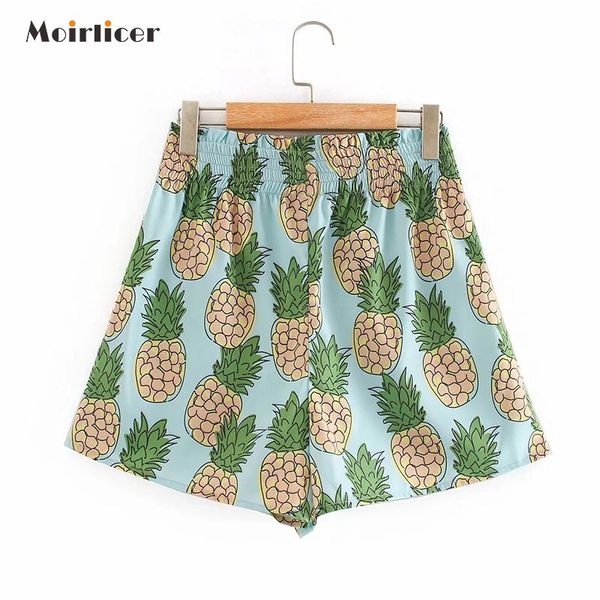 moirlicer 2021 chic fashion pineapple print shorts vintage high elastic waist patch pockets female short pants pantalones women's, White;black
moirlicer 2021 chic fashion pineapple print shorts vintage high elastic waist patch pockets female short pants pantalones women's, White;black