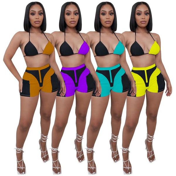 women's tracksuits european and american summer print wrapped chest hanging neck halter 2-piece nightclub, Gray
women's tracksuits european and american summer print wrapped chest hanging neck halter 2-piece nightclub, Gray