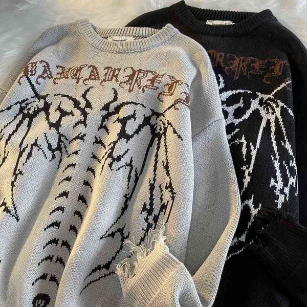 printed bat skull letter crew neck korean pullover black hip hop street couple fashion retro large size cotton sweater
printed bat skull letter crew neck korean pullover black hip hop street couple fashion retro large size cotton sweater