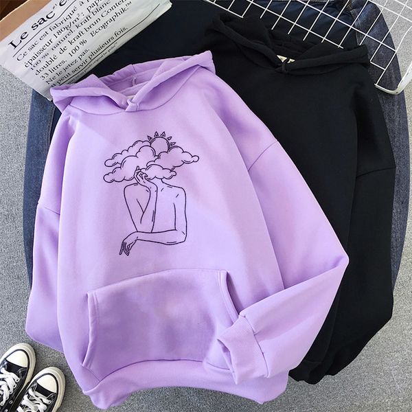 women hoodie autumn long sleeve sweatshirt pocket drawstring hooded casual warm oversized pullovers harajuku streetwear new, White
women hoodie autumn long sleeve sweatshirt pocket drawstring hooded casual warm oversized pullovers harajuku streetwear new, White