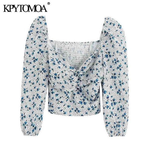 women fashion floral print cropped blouses vintage three quarter sleeve back stretch female shirts blusa chic 210420, White
women fashion floral print cropped blouses vintage three quarter sleeve back stretch female shirts blusa chic 210420, White