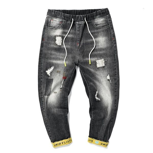 men's jeans man loose gray denim teenager biker young male spring fall hip-hop pencil pants tight ankle plus size lq5h, Blue
men's jeans man loose gray denim teenager biker young male spring fall hip-hop pencil pants tight ankle plus size lq5h, Blue