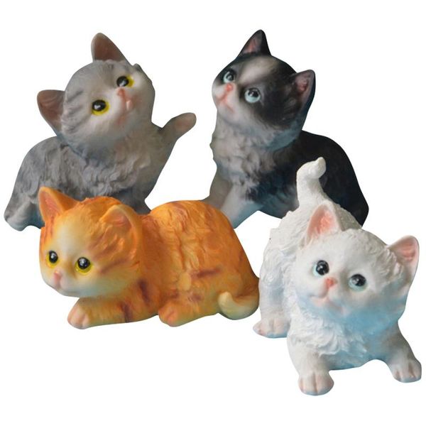 decorative objects & figurines 4pcs simulation kitten decoration resin crafts deskcounter pet animal model
decorative objects & figurines 4pcs simulation kitten decoration resin crafts deskcounter pet animal model