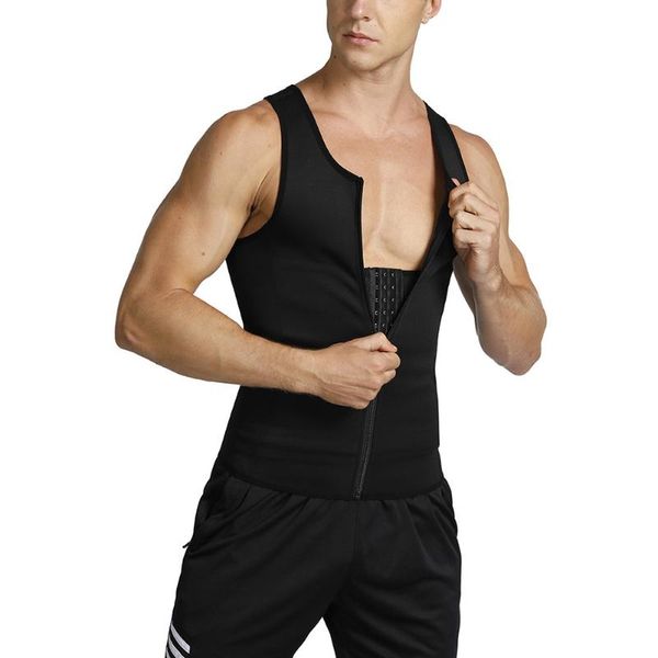 waist support men's bodysuit fitness sports trainer double-layer pressurized body vest trimmer belt for men, Black;gray
waist support men's bodysuit fitness sports trainer double-layer pressurized body vest trimmer belt for men, Black;gray
