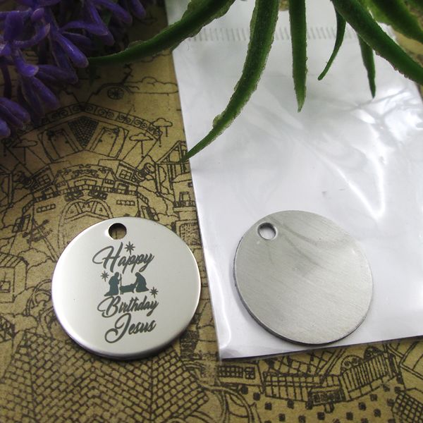 40pcs--stainless steel charms"happy birthday jesus" more style choosing diy pendants fo necklace, Bronze;silver
40pcs--stainless steel charms"happy birthday jesus" more style choosing diy pendants fo necklace, Bronze;silver