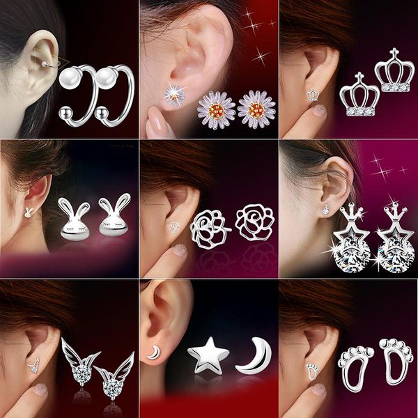 stud 925 sterling silver splicing cute animal earrings for women casual style girl earings personality sterling-silver-jewelry, Golden;silver
stud 925 sterling silver splicing cute animal earrings for women casual style girl earings personality sterling-silver-jewelry, Golden;silver
