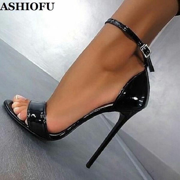 handmade ladies high heel sandals peep-toe buckle strap summer shoes evening dress fashion, Black
handmade ladies high heel sandals peep-toe buckle strap summer shoes evening dress fashion, Black