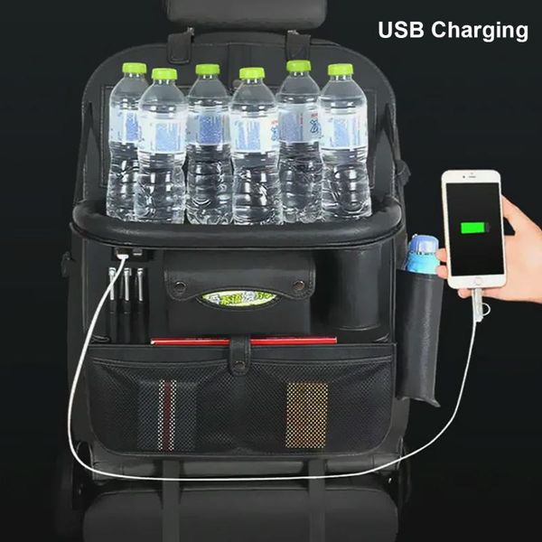 car organizer with table tray 4x usb charger pu leather seat back storage travel multifunction pocket auto accessories bag
car organizer with table tray 4x usb charger pu leather seat back storage travel multifunction pocket auto accessories bag