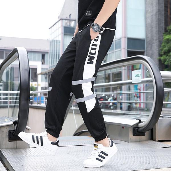 men hip hop pants summer casual trend male drawstring trousers brand japan style men's high street sweatpants, Black
men hip hop pants summer casual trend male drawstring trousers brand japan style men's high street sweatpants, Black