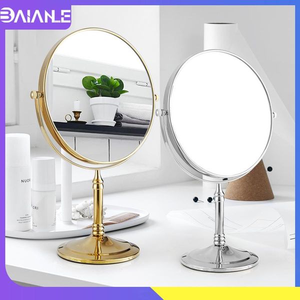 mirrors makeup mirror stainless steel double side cosmetic magnification deskrotating standing dressing table vanity
mirrors makeup mirror stainless steel double side cosmetic magnification deskrotating standing dressing table vanity
