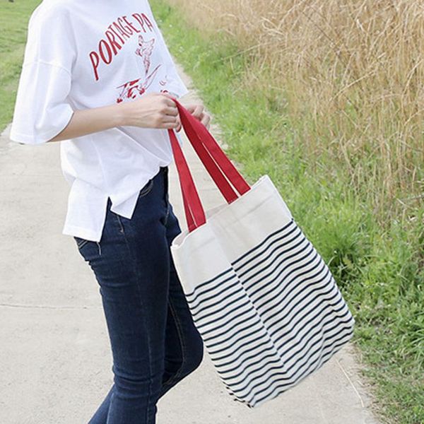 shopping bags canvas bag women stripe design on shoulder large capacity purse resuable cotton eco bolsa tela girls street fashion
shopping bags canvas bag women stripe design on shoulder large capacity purse resuable cotton eco bolsa tela girls street fashion