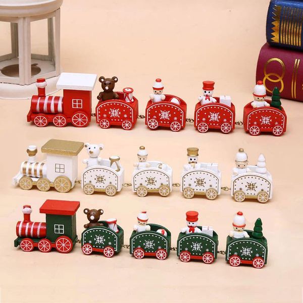 decorative objects & figurines christmas wood train painted xmas year decoration for home santa claus /bear kids toys gift ornament navidad
decorative objects & figurines christmas wood train painted xmas year decoration for home santa claus /bear kids toys gift ornament navidad