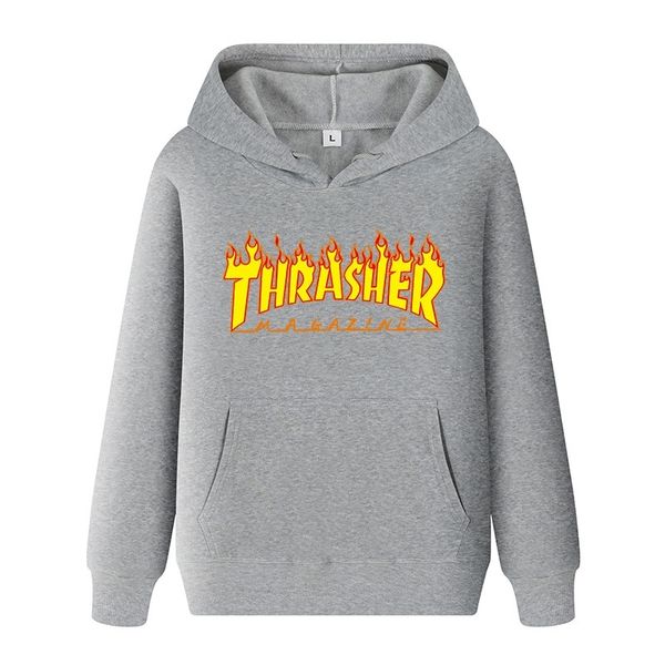 skateboard tide yellow flame printed men's women's hooded pullover sweater autumn and winter plush couple's hoodie, Black
skateboard tide yellow flame printed men's women's hooded pullover sweater autumn and winter plush couple's hoodie, Black
