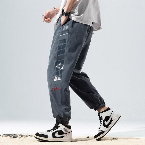 men's casual pants 2021 spring drawstring youth fashion lightweight breathable sport joggers sweatpants, Black
men's casual pants 2021 spring drawstring youth fashion lightweight breathable sport joggers sweatpants, Black