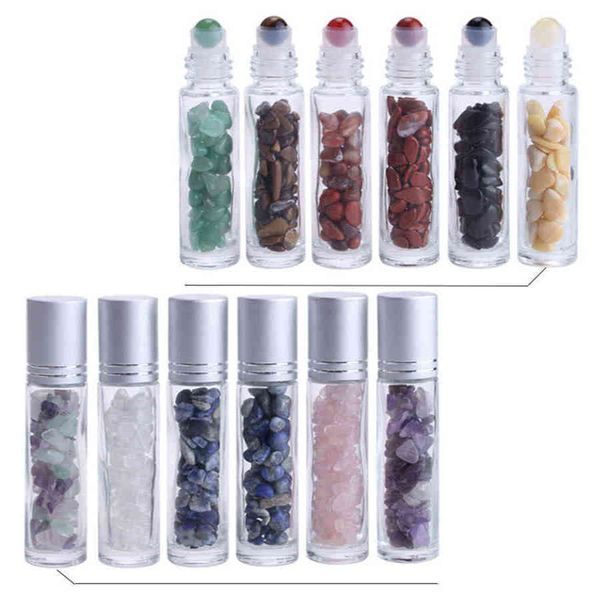 10ml natural gemstone essential oil roller ball bottles clear perfumes oil liquids roll on bottles with crystal chips 10 colors
10ml natural gemstone essential oil roller ball bottles clear perfumes oil liquids roll on bottles with crystal chips 10 colors