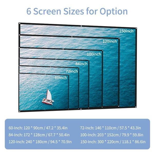 projection screens projector screen 4:3 hd 4k foldable portable double sided anti-crease movie curtain with hooks for home
projection screens projector screen 4:3 hd 4k foldable portable double sided anti-crease movie curtain with hooks for home
