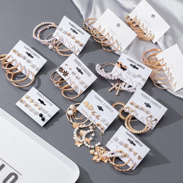 hoop & huggie korean fashion geometric metal round earrings for women bohemian heart stud set brincos 2021 trend jewelry, Golden;silver
hoop & huggie korean fashion geometric metal round earrings for women bohemian heart stud set brincos 2021 trend jewelry, Golden;silver