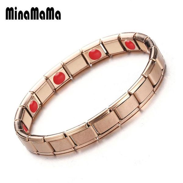 link, chain trendy germanium bracelet for women men stainless steel health care energy power casual jewelry, Black
link, chain trendy germanium bracelet for women men stainless steel health care energy power casual jewelry, Black
