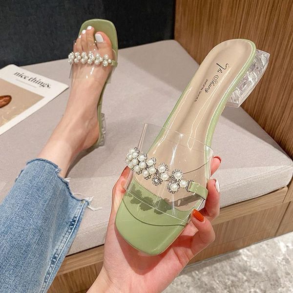 women's flip flops shoes bead slippers slides transparent heel heeled fashion sandals flat for women, Black
women's flip flops shoes bead slippers slides transparent heel heeled fashion sandals flat for women, Black
