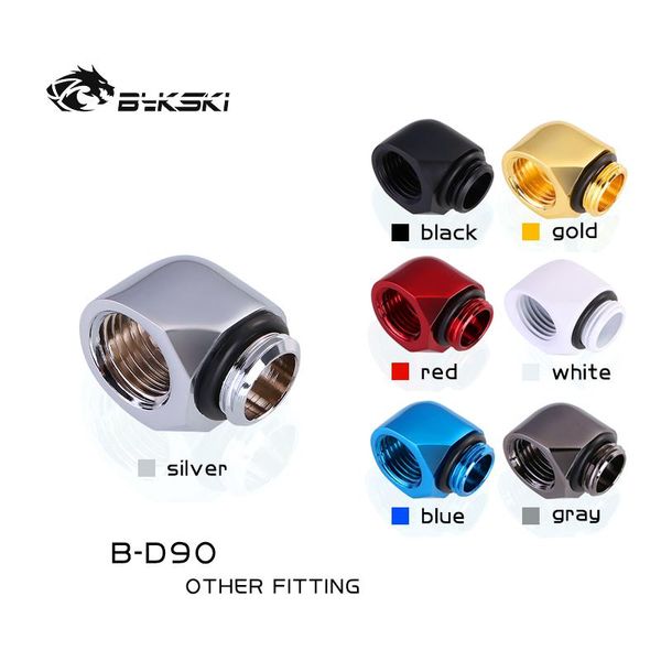 fans & coolings bykski b-d90 water cooling connector 90 degree elbow g1/4 thread computer accessories
fans & coolings bykski b-d90 water cooling connector 90 degree elbow g1/4 thread computer accessories