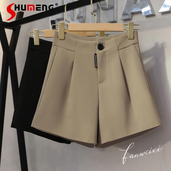 women's shorts all-match loose casual pleated wide-leg pants for women 2021 autumn versatile high waist slimming a- line suit female, White;black
women's shorts all-match loose casual pleated wide-leg pants for women 2021 autumn versatile high waist slimming a- line suit female, White;black