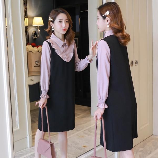 maternity dresses 9002# clothes spring autumn turn down collar cotton long sleeves loose stylish dress for pregnant women pregnancy, White
maternity dresses 9002# clothes spring autumn turn down collar cotton long sleeves loose stylish dress for pregnant women pregnancy, White