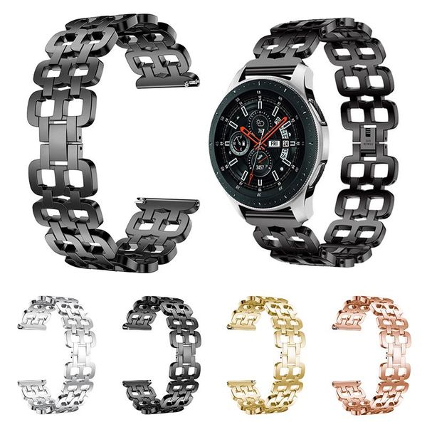 watch bands style dual hole stainless steel strap for samsung galaxy wrist band fashion women replacement 46mm, Black;brown
watch bands style dual hole stainless steel strap for samsung galaxy wrist band fashion women replacement 46mm, Black;brown