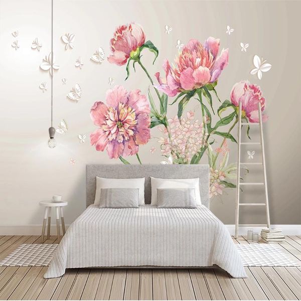 wallpapers 3d wall mural wallpaper watercolor peony flower butterfly cloth living room home decor fresco papel de parede
wallpapers 3d wall mural wallpaper watercolor peony flower butterfly cloth living room home decor fresco papel de parede