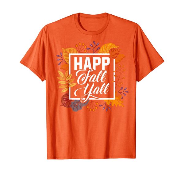 fall gift happy fall yall cute autumn leaves t-shirt, White;black
fall gift happy fall yall cute autumn leaves t-shirt, White;black