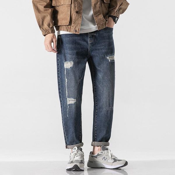 men's jeans xy-6008 men clothing straight hole fashion trendy streetwear casual blue retro classic bleached zipped up denim pants
men's jeans xy-6008 men clothing straight hole fashion trendy streetwear casual blue retro classic bleached zipped up denim pants