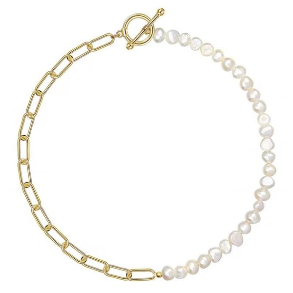 chokers vintage paperclip imitation pearl necklace copper with 18k gold plated punk choker ot closure wholesale low price jewelry, Golden;silver
chokers vintage paperclip imitation pearl necklace copper with 18k gold plated punk choker ot closure wholesale low price jewelry, Golden;silver