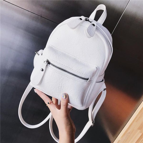 backpack style small women backpacks pu leather teenagers girls shoulder bags daypack female travel mochila black softback white
backpack style small women backpacks pu leather teenagers girls shoulder bags daypack female travel mochila black softback white