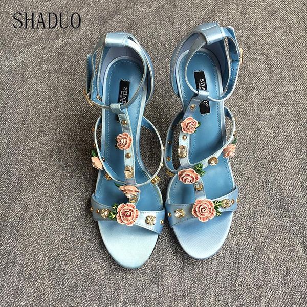 women quatily genuine leather luxury silk high heel sandals czech crystal rose petals heels wedding party shoes dress, Black
women quatily genuine leather luxury silk high heel sandals czech crystal rose petals heels wedding party shoes dress, Black