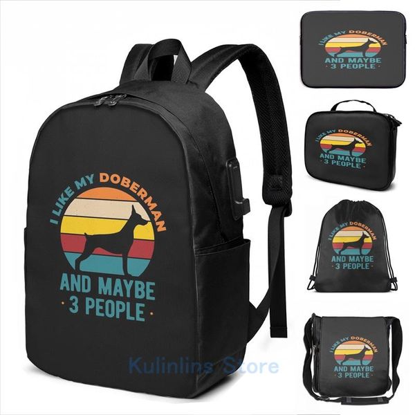 backpack funny graphic print i like my doberman pinscher usb charge men school bags women bag travel laptop
backpack funny graphic print i like my doberman pinscher usb charge men school bags women bag travel laptop