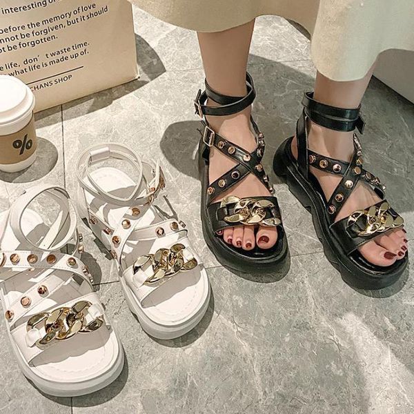 sandals gladiator women rivet buckle lady shoes cross-strap solid thick soled flat platform sandalias ladies casual roman shoe, Black
sandals gladiator women rivet buckle lady shoes cross-strap solid thick soled flat platform sandalias ladies casual roman shoe, Black