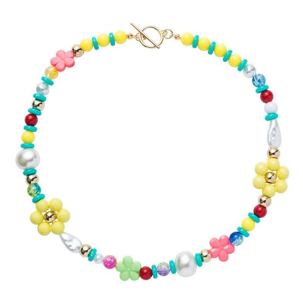 chokers 2021 spring colorful acrylic bead necklace for women fashion handmade daisy flower beaded necklaces boho jewelry, Golden;silver
chokers 2021 spring colorful acrylic bead necklace for women fashion handmade daisy flower beaded necklaces boho jewelry, Golden;silver