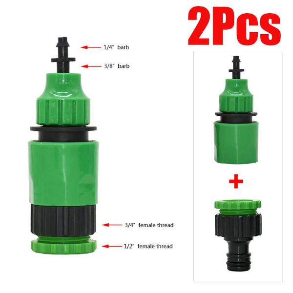 watering equipments 2pcs quick coupling adapter with 1/4 (id 4mm) or 3/8'' (8mm) barbed connector for irrigation garden gardening
watering equipments 2pcs quick coupling adapter with 1/4 (id 4mm) or 3/8'' (8mm) barbed connector for irrigation garden gardening