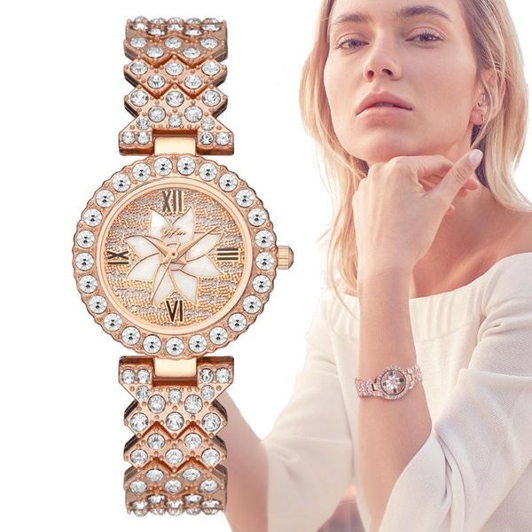 wristwatches gold qualities women bracelet watches full stainless steel fashion luxury crystal watch small ladies quartz gifts, Slivery;brown
wristwatches gold qualities women bracelet watches full stainless steel fashion luxury crystal watch small ladies quartz gifts, Slivery;brown