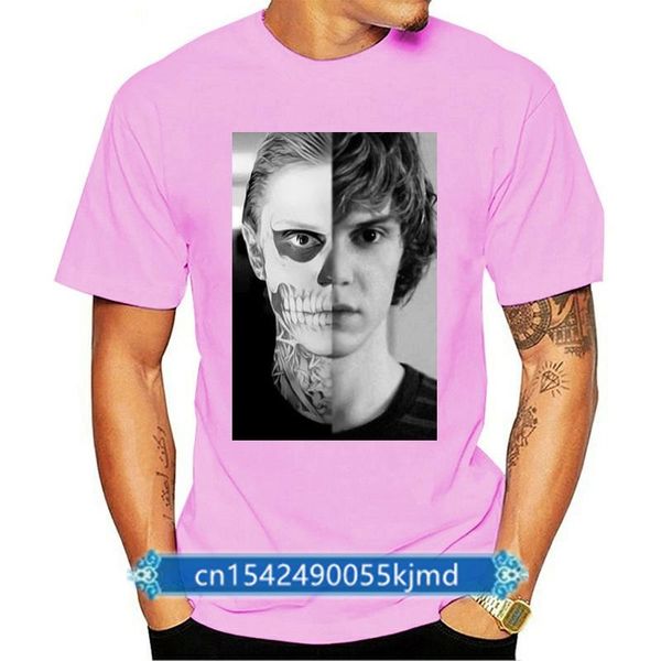 men's t-shirts more size and colors evan peters skull ahs roanoke poster t-shirt coat clothes, White;black
men's t-shirts more size and colors evan peters skull ahs roanoke poster t-shirt coat clothes, White;black