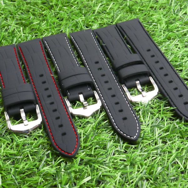 watch bands silicone rubber strap 20mm 22mm watchband soft breathable and simple for band diving waterproof bracelet, Black;brown
watch bands silicone rubber strap 20mm 22mm watchband soft breathable and simple for band diving waterproof bracelet, Black;brown