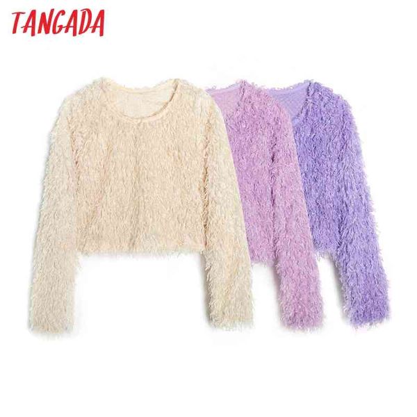 women solid fur vintage jumper short style spring knitted cardigan coat 4h36 210416, White;black
women solid fur vintage jumper short style spring knitted cardigan coat 4h36 210416, White;black