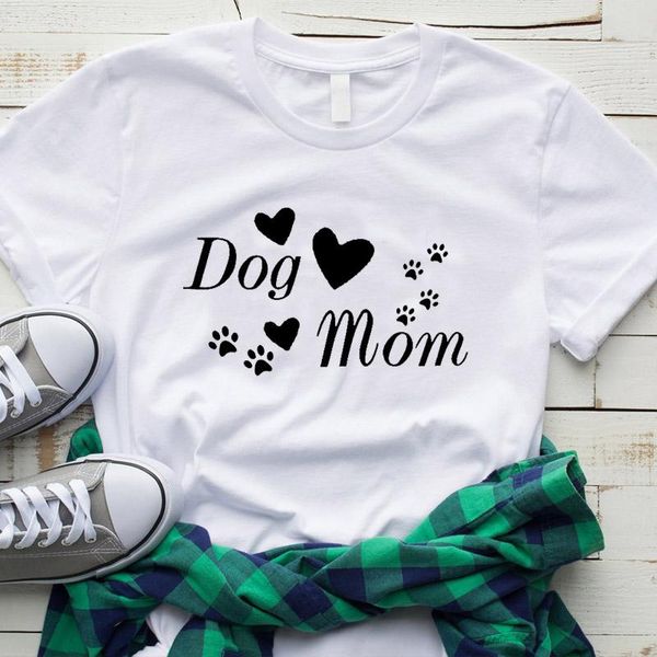 women's t-shirt kaixiaz dog mom shirts funny women tshirt casual short sleeve otton crew neck clothing for mama mother, White
women's t-shirt kaixiaz dog mom shirts funny women tshirt casual short sleeve otton crew neck clothing for mama mother, White
