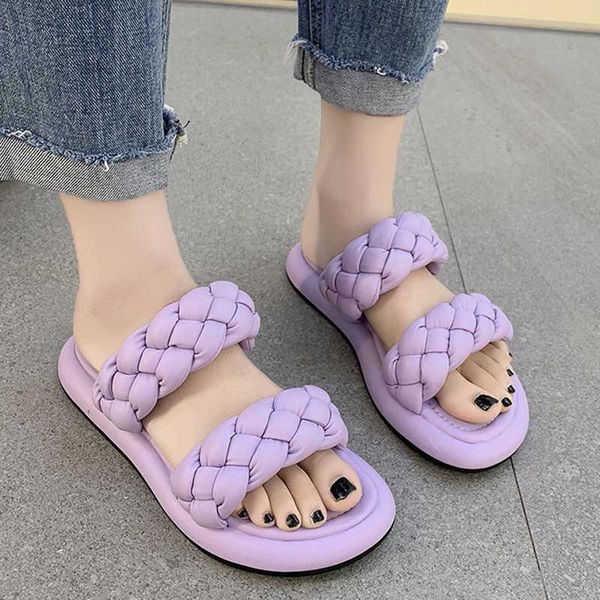 slippers 2021 comfortable rubber women summer brand weave platform woman flat open toe casual beach sandals, Black
slippers 2021 comfortable rubber women summer brand weave platform woman flat open toe casual beach sandals, Black