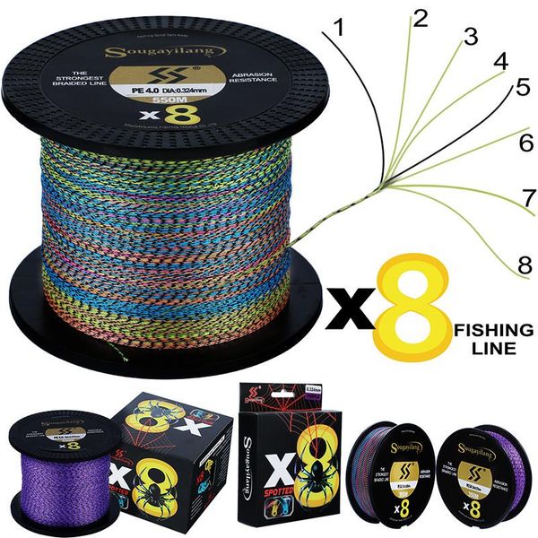 braid line sougayilang x8 braided fishing 150m 350m 550m 8 strands strong pe speckle multifilament durable
braid line sougayilang x8 braided fishing 150m 350m 550m 8 strands strong pe speckle multifilament durable