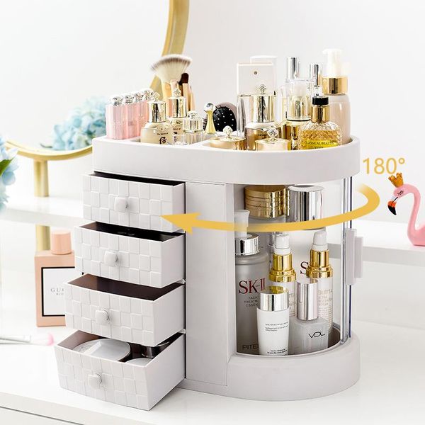 bathroom storage & organization makeup box cosmetic organizer 4 drawer transparent rotation window jewelry lipstick brush holder
bathroom storage & organization makeup box cosmetic organizer 4 drawer transparent rotation window jewelry lipstick brush holder