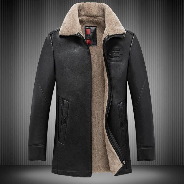 men's fur & faux the eu most jacket 2021 winter warm fleece mid-long zipper solid mens leather coat black l-4xl 1802
men's fur & faux the eu most jacket 2021 winter warm fleece mid-long zipper solid mens leather coat black l-4xl 1802