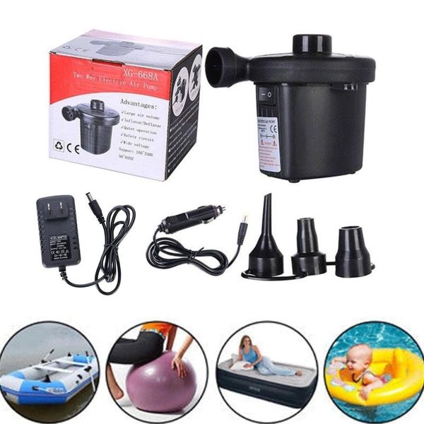pool & accessories electric air pump potable inflatable compressor for mattress swimming fast filling inflator with 3 nozzles
pool & accessories electric air pump potable inflatable compressor for mattress swimming fast filling inflator with 3 nozzles